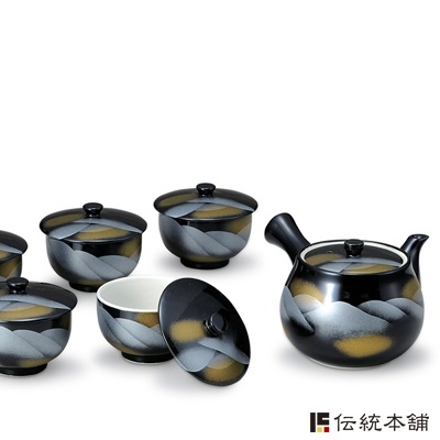 送料無料】 蓋付茶器セット 連山 / 初任給 プレゼント 母の日 茶器