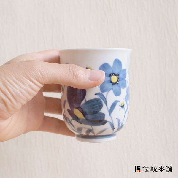 送料無料】 組湯呑 お花畑 ペア / 夫婦湯のみ 夫婦湯飲み 湯呑み ゆ