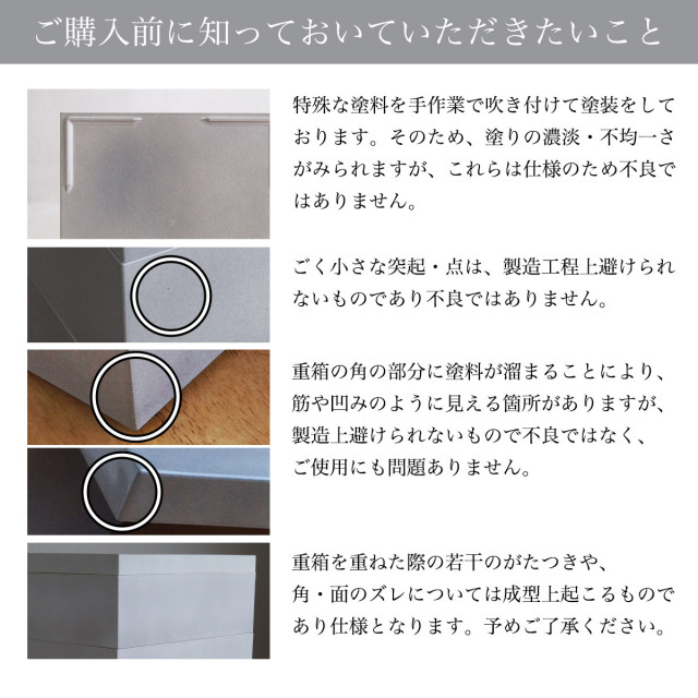 重箱 三段 レンジ・食洗機対応 KEJU 18cm・6寸 シール中蓋・仕切り小鉢