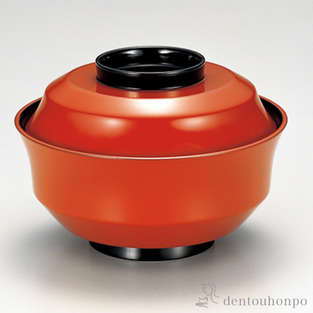 漆器 お吸い物椀 5客 高級 会津本漆塗 蓋付きお吸い物椀