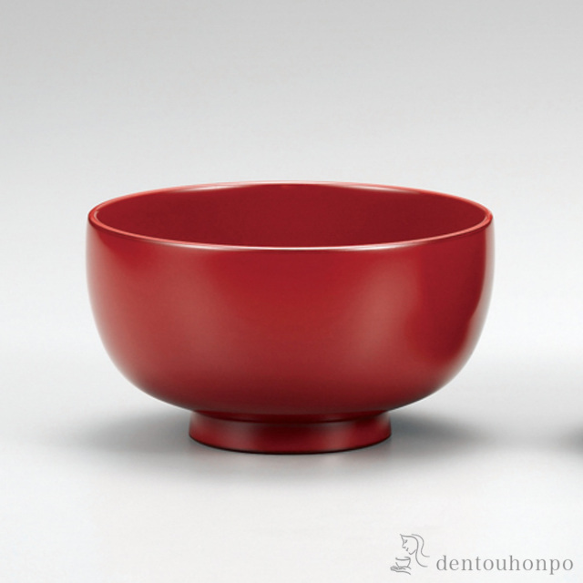 【送料無料】ほてい汁椀 古代朱 4号 5客≪在庫確認後、7営業日程で出荷≫ ( 雑煮椀 お椀 お吸い物 味噌汁 おすすめ 越前漆器 )