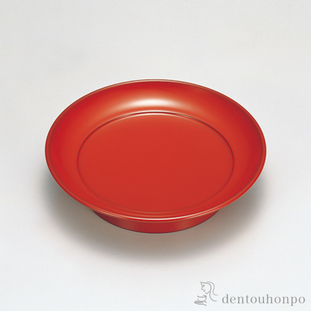 椿皿 古代朱 5枚 / 和食器セット お皿 揃える 食器 和食 越前漆器