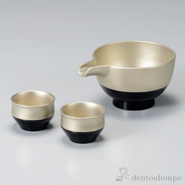 【送料無料】酒器セット 銀彩≪在庫確認後、7営業日程で出荷≫ ( 酒器 日本酒 冷酒 プレゼント 人気 越前漆器 )