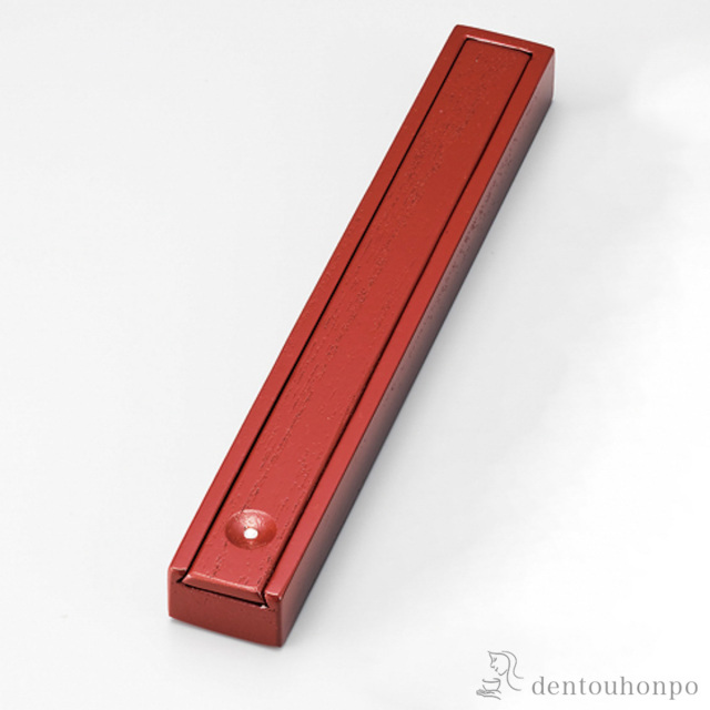 【送料無料】箸箱 一膳入 桐 朱≪在庫確認後、7営業日程で出荷≫ ( お箸 プレゼント はし 高級箸 塗り箸 越前漆器 )