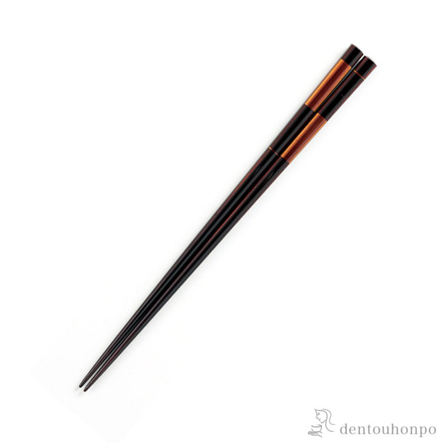 【送料無料】箸 市松 白檀 22cm≪在庫確認後、7営業日程で出荷≫ ( 初任給 プレゼント 父の日 お箸 プレゼント はし 高級箸 塗り箸 越前漆器 )
