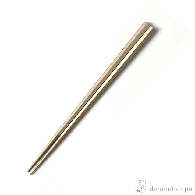 箸 五角 拭漆 白パール／銀ライン 23.5cm≪在庫確認後、1週間程で出荷≫ ( 父の日 プレゼント 初任給 お箸 プレゼント はし 高級箸 塗り箸 越前漆器 )