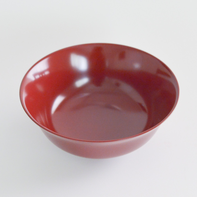 越前塗り　古代朱　どんぶり　5セット 送料無料】 端反平椀 古代朱 食洗機対応 5個セット / どんぶり 食器 器
