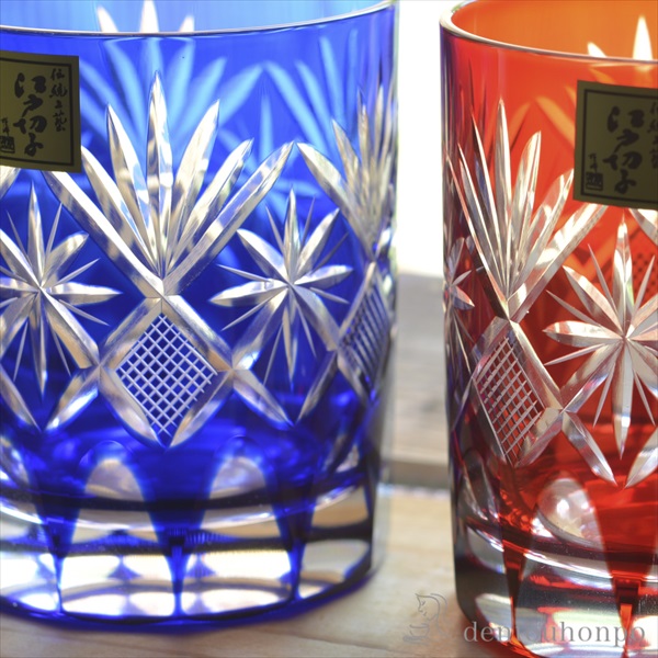 江戸切子　グラス 送料無料】 星切子 オールド ペア / 田島硝子 ビールグラス ビアグラス