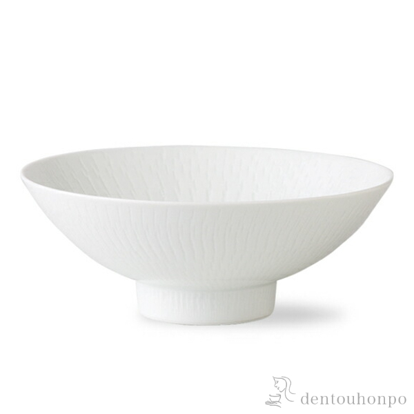 〔白磁　筒描　飯碗〕 平碗 彫刻紋 白磁 カンナ彫 大 / ごはん 白ご飯 お茶碗 飯碗 おすすめ