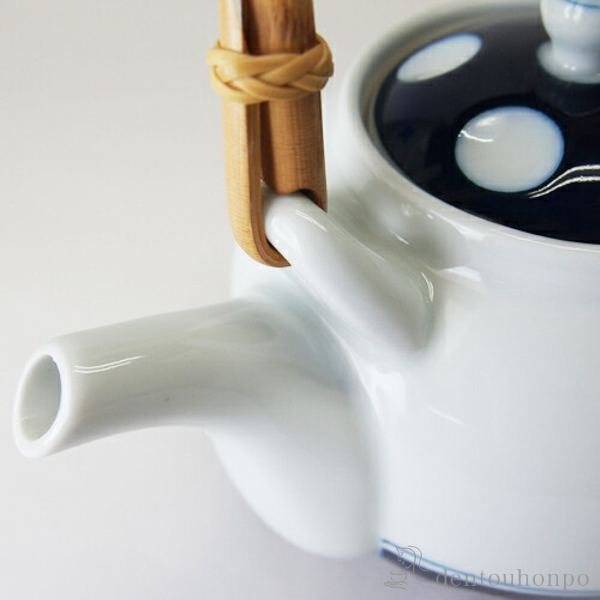 送料無料】 土瓶 水玉 丸4号 / ポット どびん お茶 土瓶蒸し 和食器