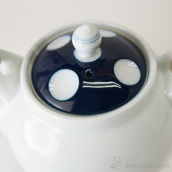 送料無料】 土瓶 水玉 丸4号 / ポット どびん お茶 土瓶蒸し 和食器