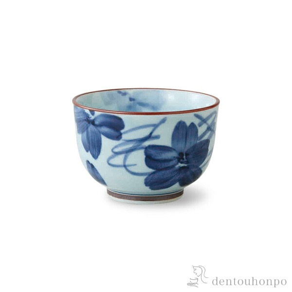 【送料無料】京仙茶 染花紋 5個セット≪在庫確認後、10~14営業日程で出荷≫ ( 茶器セット 急須 湯呑み 日本茶 中国茶 波佐見焼 )