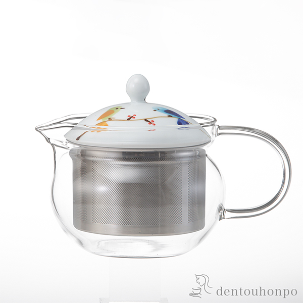 【送料無料】ハミング SSガラスポット 青≪在庫確認後、10~14営業日程で出荷≫ ( 紅茶 ハーブティー 日本茶 ティーライフ 人気 波佐見焼 )