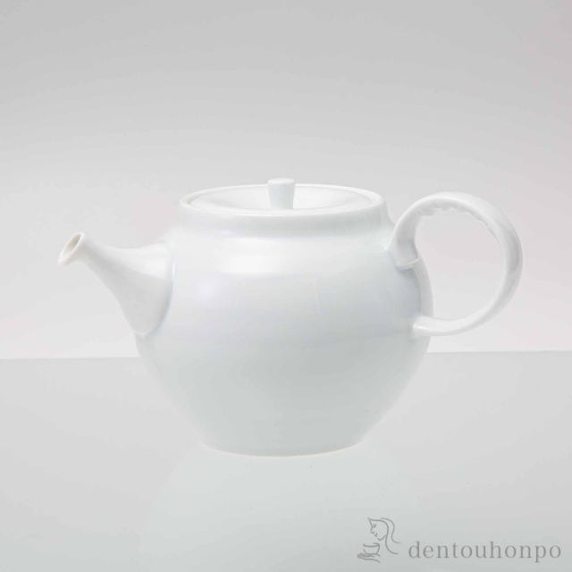 白 陶ポット≪在庫確認後、10~14営業日程で出荷≫ ( 紅茶 ハーブティー 日本茶 ティーライフ 人気 波佐見焼 )