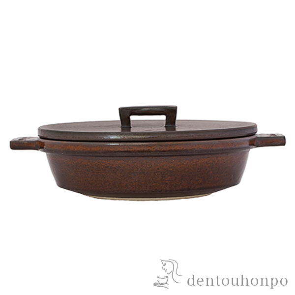 【送料無料】ビストロ土鍋　 アメ （2~3人用） レシピ付≪売り切れました≫ ( 長谷園 手作り 炊飯 ごはん おかゆ おすすめ 伊賀焼 )