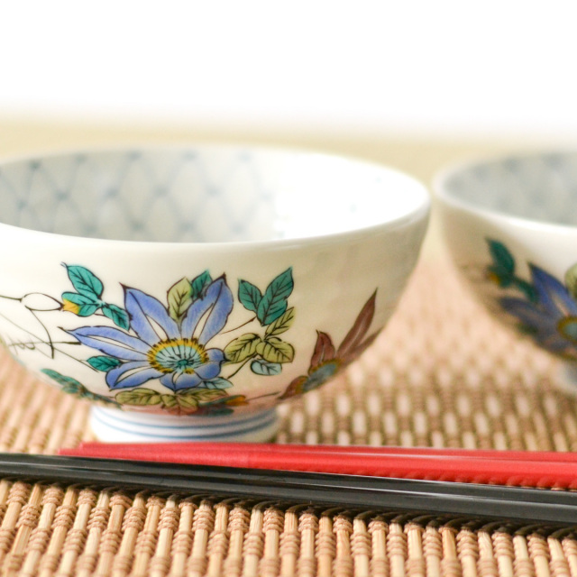 夫婦茶碗 鉄仙 ペア / 夫婦茶碗 めおと茶碗 セット ギフト