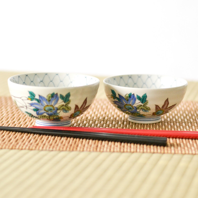 夫婦茶碗 鉄仙 ペア / 夫婦茶碗 めおと茶碗 セット ギフト