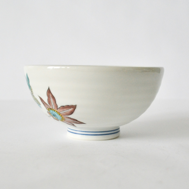 夫婦茶碗 箸付きお茶碗ペアセット ホワイト×ピンク 結婚祝い／夫婦茶碗