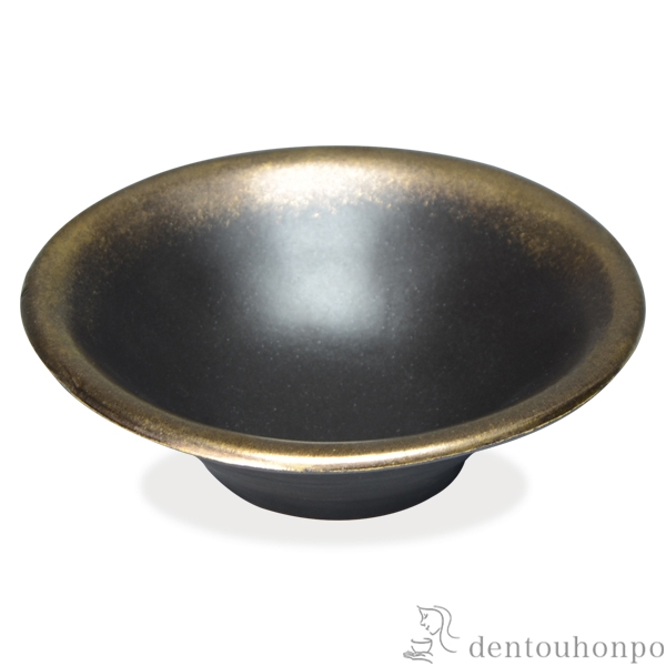 【送料無料】小鉢 黒釉金彩≪在庫確認後、1~3営業日で出荷≫ ( 名入れ有料 母の日 プレゼント 初任給 和食 食器 おつまみ 朝食 煮物 清水焼 京焼 )