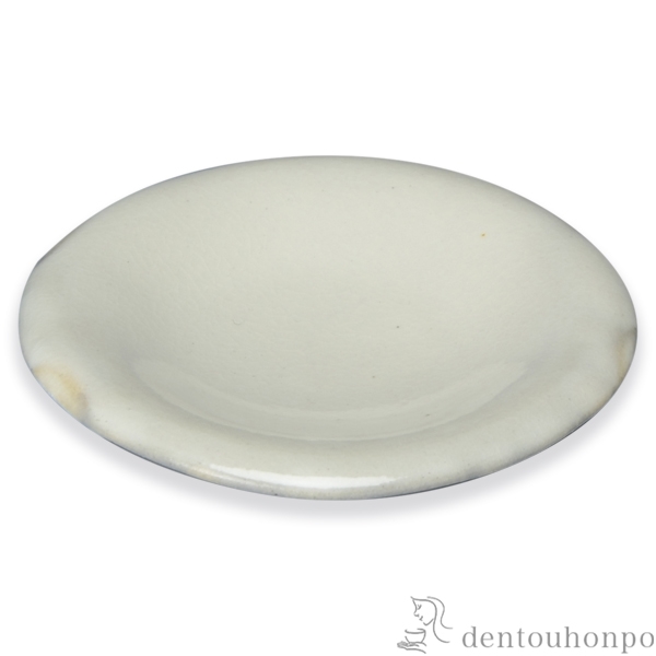 【送料無料】丸小皿 粉引≪在庫確認後、1~3営業日で出荷≫ ( 名入れ有料 母の日 プレゼント 初任給 プレート 醤油皿 豆皿 和食 洋食 清水焼 京焼 )