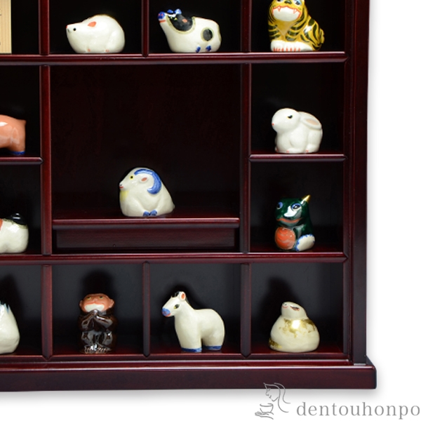 送料無料】 置物揃 十二支 台付 / お正月 新年 卯 兎 十二支 2023年