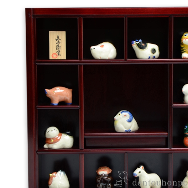 【美品】箕面焼　松田箕山作　干支　十二支　兎　卯　置物 美品】箕面焼 松田箕山作 干支 十二支 兎 卯 置物 美品】箕面焼 松田