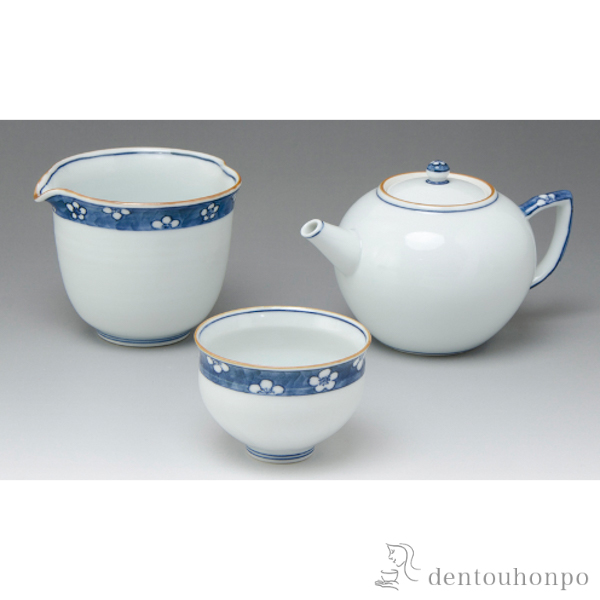 【送料無料】小茶器揃 清香 ７点≪在庫確認後、1~3営業日で出荷≫ ( 木箱名入れ有料 湯のみ 急須 ポット プレゼント 日本茶 清水焼 京焼 )