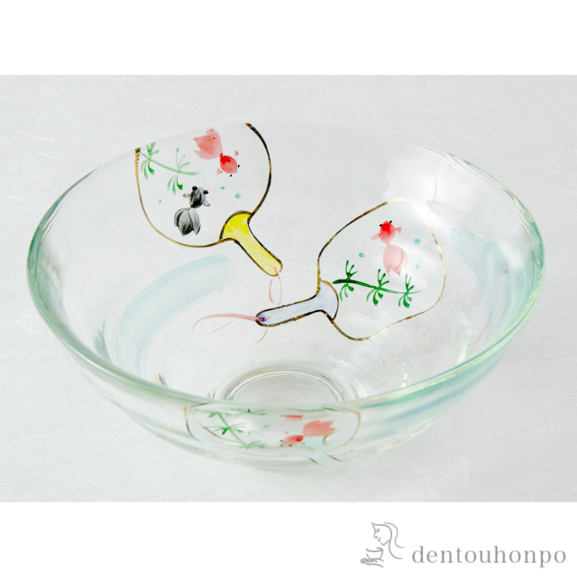 金魚の絵柄 陶器製茶碗 赤＿金魚茶碗 | 金本美香/カネモトミカ |