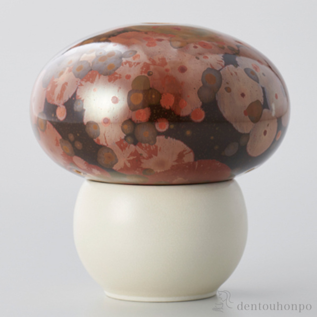 【送料無料】香炉 きの香 陽光 茶≪在庫確認後、1~3営業日で出荷≫ ( お香 線香 リラックス 仏具 人気 清水焼 京焼 )