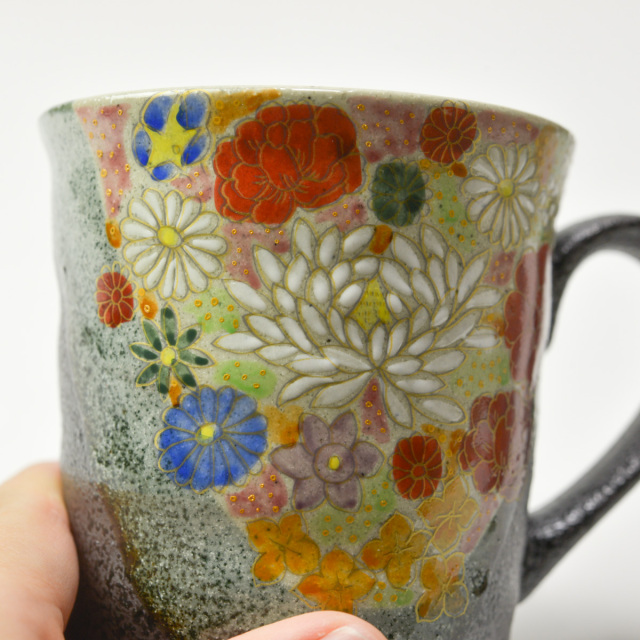 ペアマグカップ 花詰 / プレゼント デザイン マグ オリジナル