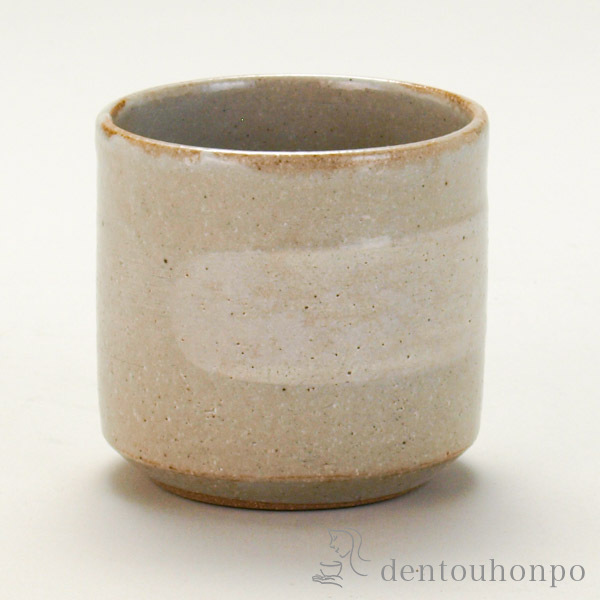 九谷焼 ロックカップ 白刷毛目≪在庫確認後、通常即日で出荷≫ ( 和窯 焼酎カップ ビールカップ 保温 保冷 人気 九谷焼 )