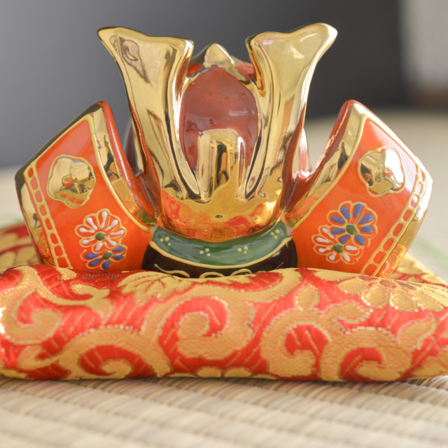 名入れ木札無料】 【送料無料】 兜 盛 3号 布団・木札付 / 五月人形