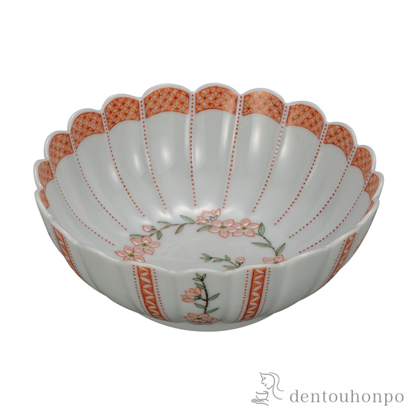 【送料無料】鉢 蔦花小紋 5.2号≪在庫確認後、通常即日で出荷≫ ( 和食 セット おつまみ 朝食 煮物 九谷焼 )