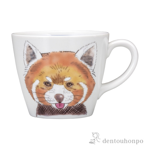 マグカップ レッサーパンダ≪在庫確認後、通常即日で出荷※5／7以降≫ ( 初任給 プレゼント 母の日 プレゼント デザイン マグ オリジナル タンブラー 九谷焼 )