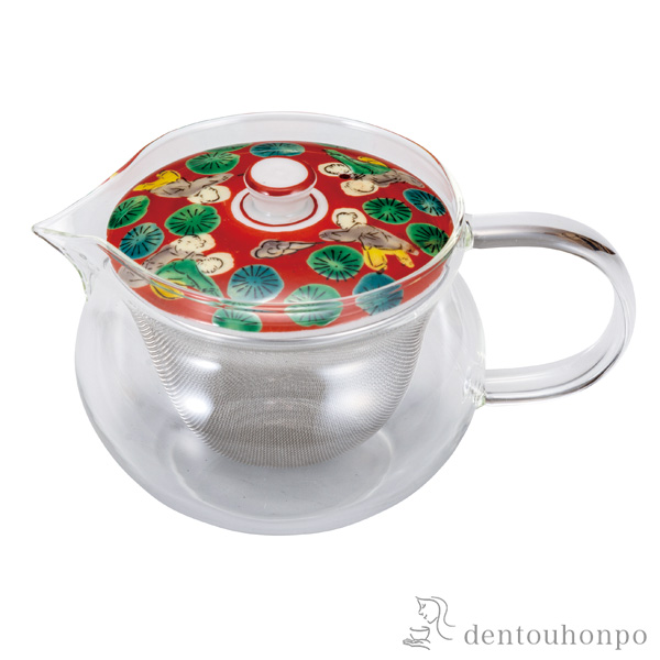 九谷和 ポット  NAGOMI POT 木米 茶こし付≪在庫確認後、通常即日で出荷≫ ( 紅茶 ハーブティー 日本茶 ティーライフ 人気 九谷焼 )