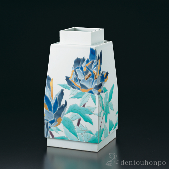 九谷焼　上絵壺 九谷焼 花瓶 - 九谷焼通販 陶らいふ-和食器九谷焼の販売専門店