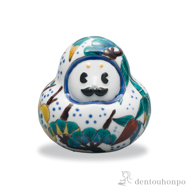 【送料無料】ひゃくまんさん九谷焼置物 松竹梅≪1ヶ月程で出荷予定≫ ( 置物 幸運 風水 縁起物 人気 九谷焼 )