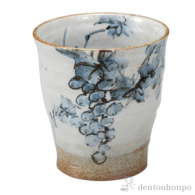 焼酎カップ ぶどう≪在庫確認後、通常即日で出荷≫ ( 焼酎カップ ビールカップ 保温 保冷 人気 九谷焼 )