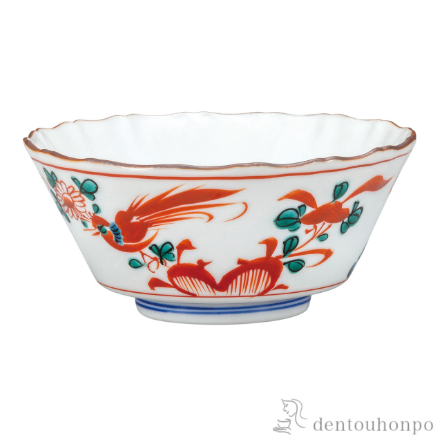 小鉢 呉須赤絵 3.5号≪在庫確認後、通常即日で出荷≫ ( 和食 食器 おつまみ 朝食 料理 九谷焼 )