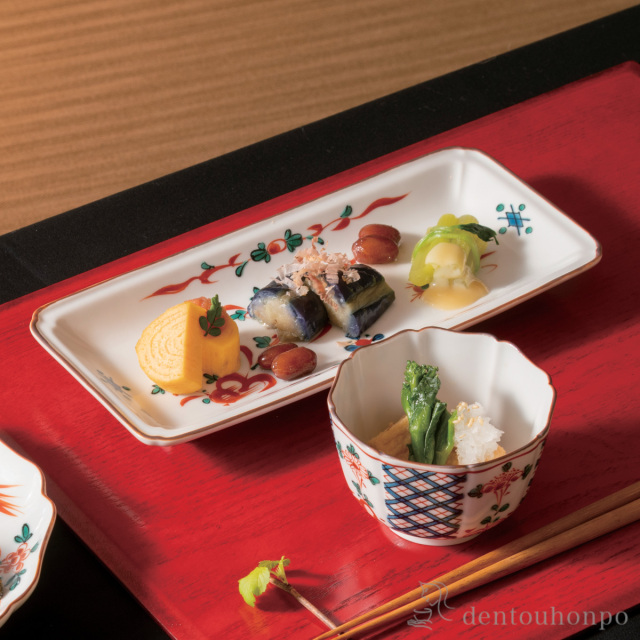 八角小鉢 呉須赤絵 3号 / 初任給 プレゼント 父の日 早割 和食 食器