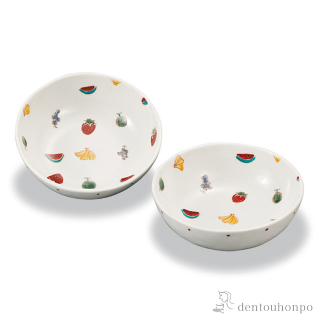 ボール デザート ペア≪在庫確認後、1~3営業日で出荷≫ ( 椀 碗 ボール bowl おすすめ 九谷焼 )