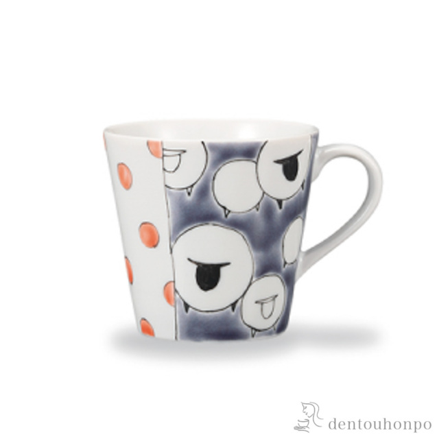 【送料無料】マグカップ 水玉ひつじ≪在庫確認後、1~3営業日で出荷≫ ( プレゼント デザイン マグ オリジナル タンブラー 九谷焼 )