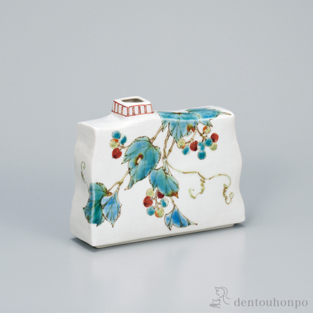 【送料無料】一輪生 野ぶどう 5号≪在庫確認後、1~3営業日で出荷≫ ( 花瓶 おしゃれ 花器 フラワーベース おすすめ 九谷焼 )