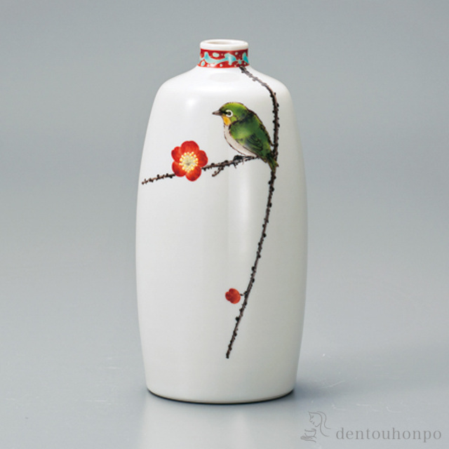 【送料無料】一輪生 早春 6号≪在庫確認後、1~3営業日で出荷≫ ( 花瓶 おしゃれ 花器 フラワーベース おすすめ 九谷焼 )