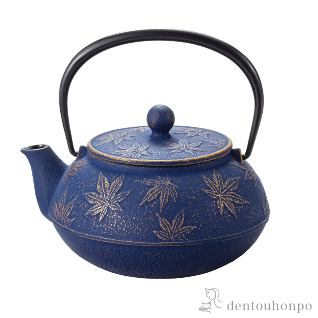 【送料無料】急須5型 カエデ 金／EBU 茶こし付≪売り切れました≫ ( 岩鋳 ティーポット お茶 煎茶 日本茶 おすすめ 南部鉄器 )