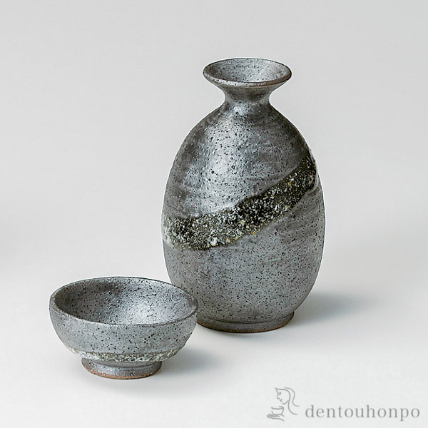酒器セット 銀河 徳利1個／ぐい呑2個セット≪2週間程で出荷予定≫ ( へちもん 父の日 プレゼント 初任給 酒器 日本酒 冷酒 プレゼント 人気 信楽焼 )