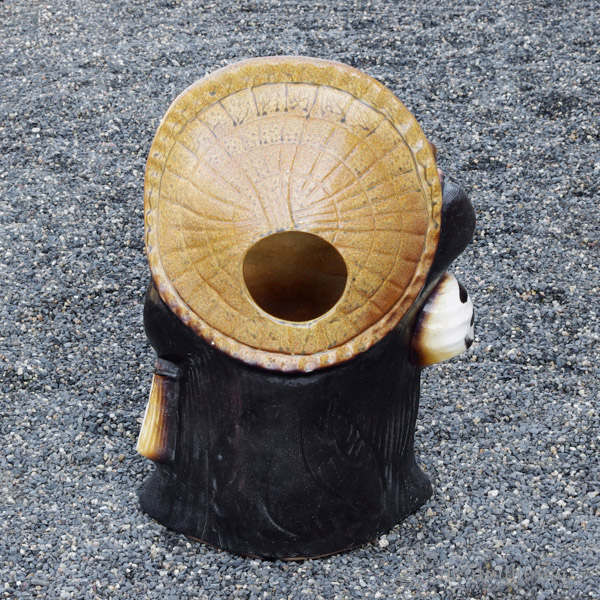 送料無料】 福ひねり狸 20号 / 置物 幸運 風水 縁起物 人気 信楽焼