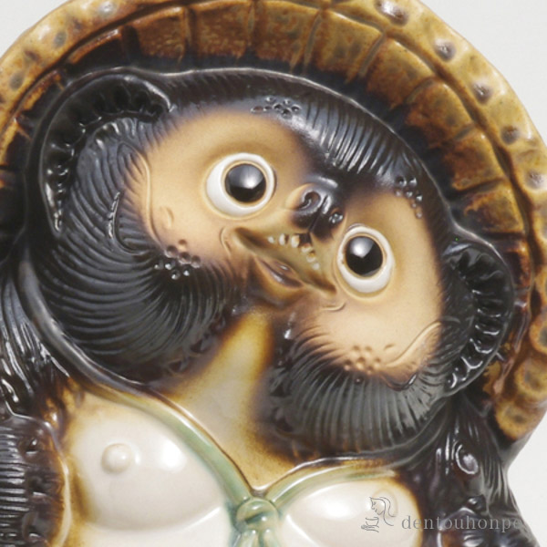 送料無料】 開運狸 8号 / 置物 幸運 風水 縁起物 人気 信楽焼 ≪送料