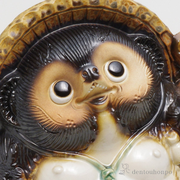 送料無料】 福狸 9号 / 置物 幸運 風水 縁起物 人気 信楽焼 ≪送料無料