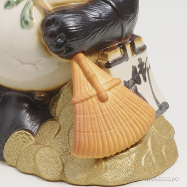 送料無料】 福熊手狸 11号 / 置物 幸運 風水 縁起物 人気 信楽焼